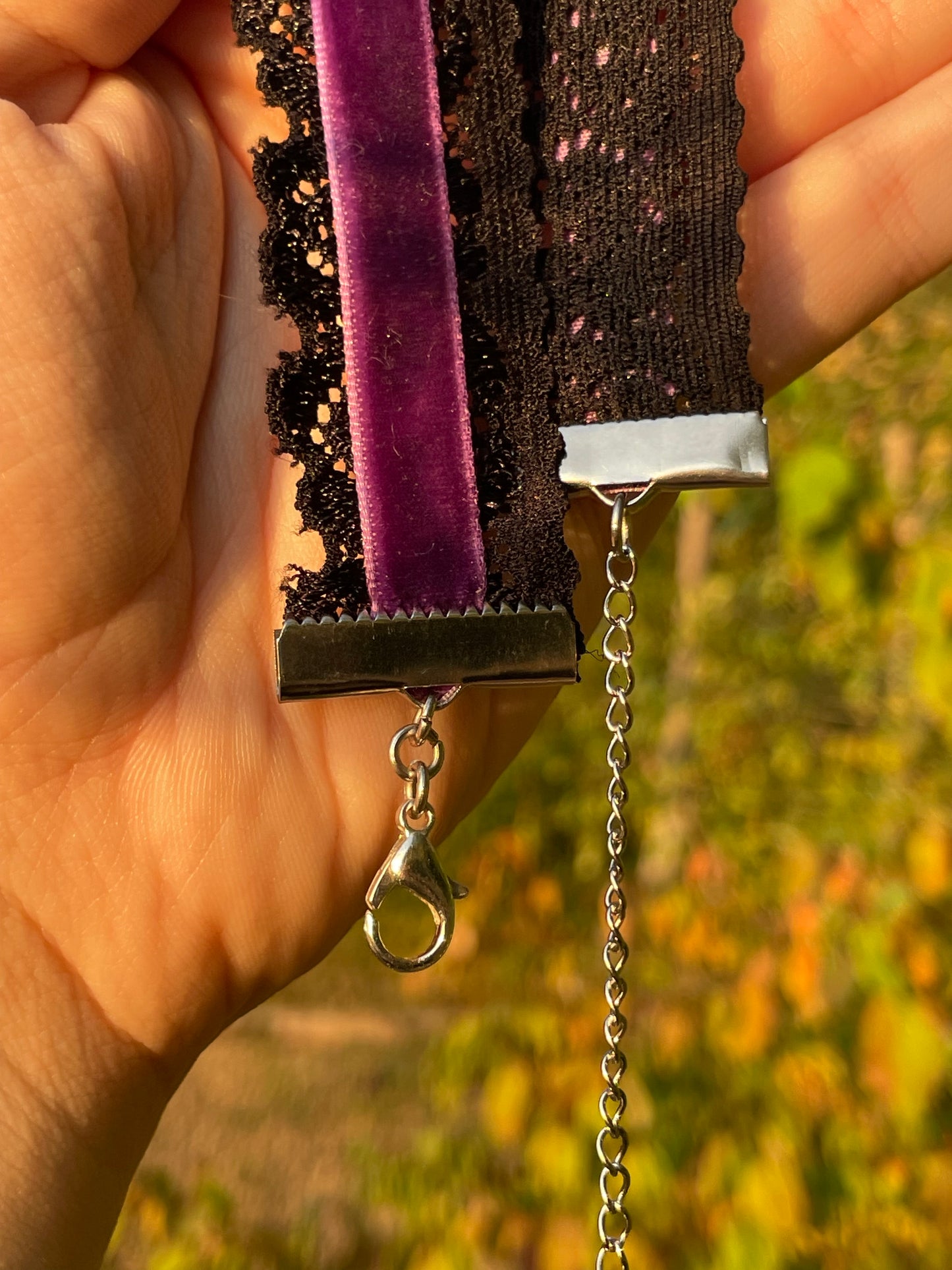 Real Spiderweb and Tarantula Molt Chokers