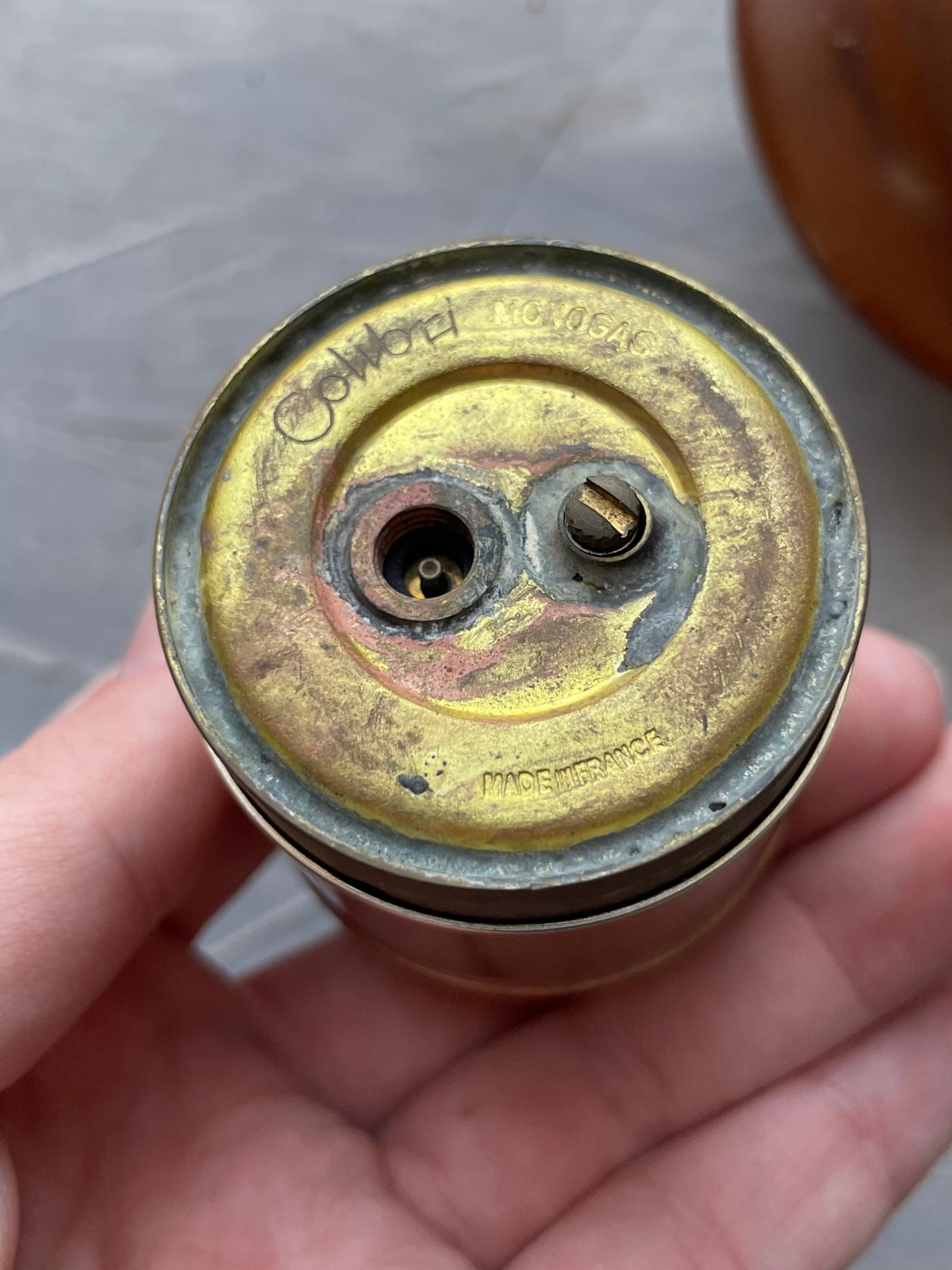 Mid Century Colibri Wood Table Lighter
