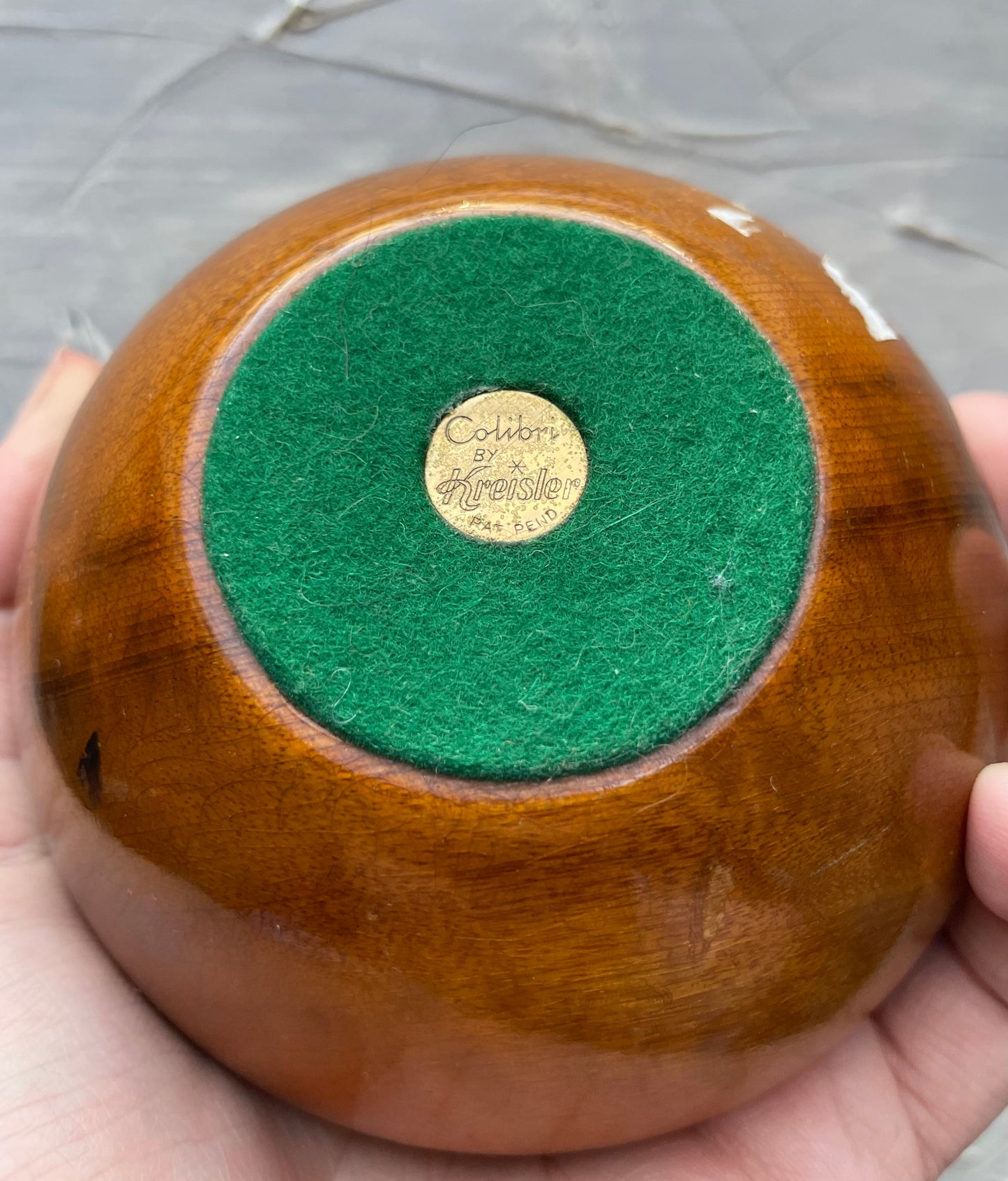 Mid Century Colibri Wood Table Lighter