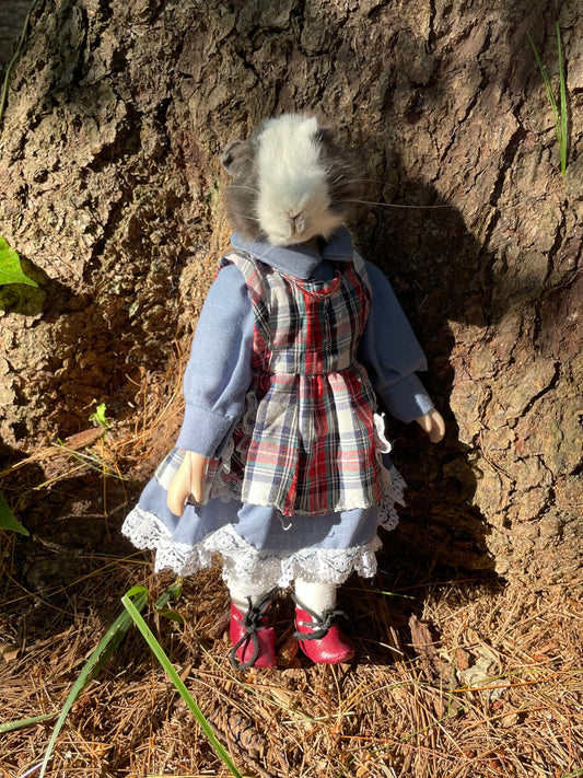 Laura Ingalls Wildhare - Mummified Rabbit Art Doll