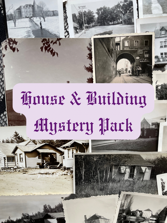 Vintage & Antique Photos - House & Building Mystery Pack