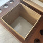 Vintage Walnut Stash Box with Pipe Storage and Grinder Tool