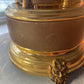 Rare 1950's Mr. Guy Los Angeles Italian Leather and Brass Musical Carousel Pre-roll Dispenser