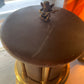 Rare 1950's Mr. Guy Los Angeles Italian Leather and Brass Musical Carousel Pre-roll Dispenser