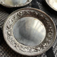 Silver Floral Japanese Ashtray Set