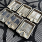 1940's Metal Empire State Building Ashtray Set