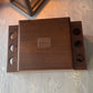 Vintage Walnut Stash Box with Pipe Storage and Grinder Tool