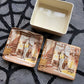 New Hall Hanley Vintage Charles Dickens Ashtray and Stash Box