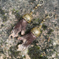 Mummified Opossum Paw Earrings