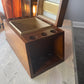 Vintage Walnut Stash Box with Pipe Storage and Grinder Tool