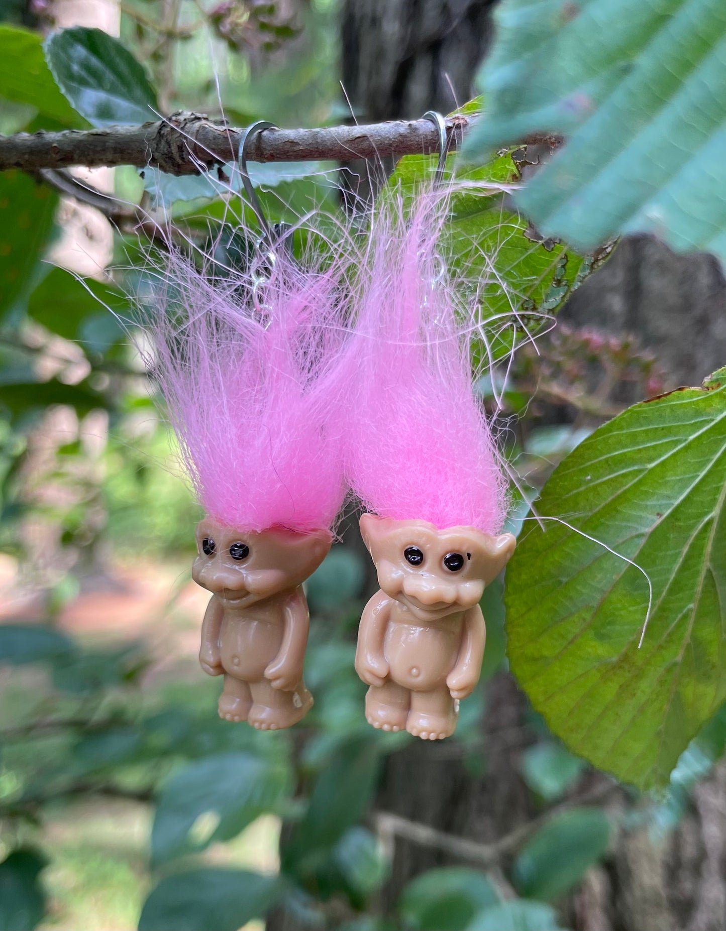 Mini Troll Doll Earrings (Multiple Colors)