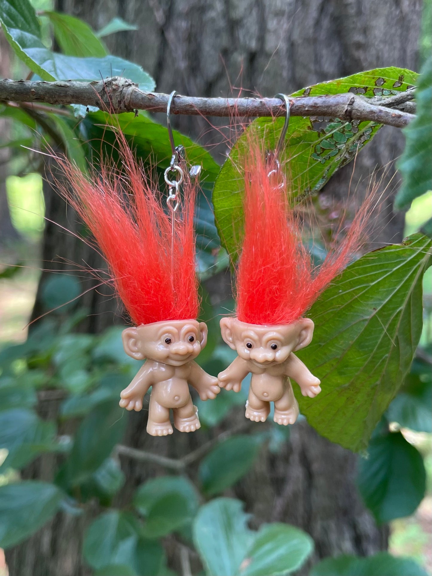 Mini Troll Doll Earrings (Multiple Colors)