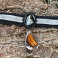 Vole Scapula Bone and Butterfly Wing Choker Necklace