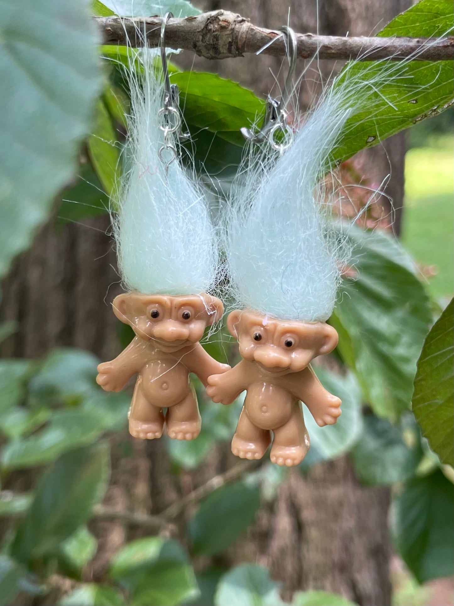 Mini Troll Doll Earrings (Multiple Colors)