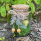 Green Flourite Butterfly Jar Displays