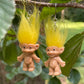 Mini Troll Doll Earrings (Multiple Colors)