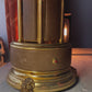 Rare 1950's Mr. Guy Los Angeles Italian Leather and Brass Musical Carousel Pre-roll Dispenser